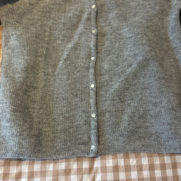 Sezane gaspard cardigan light grey size medium - Picture 3 of 5